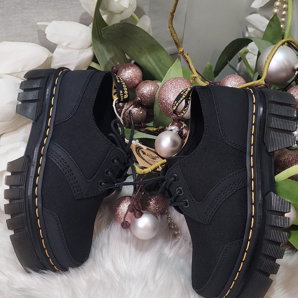 Dr Martens Audrick Poly & Leather Platform  women Shoes size7 New